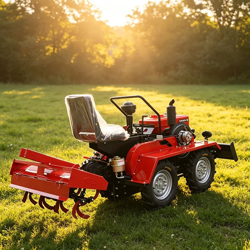 

Индивидуальный заказной четырехколесный трактор напрямую от производителя, колесный роторный культиватор и малогабаритная фермерская машина для вспашки