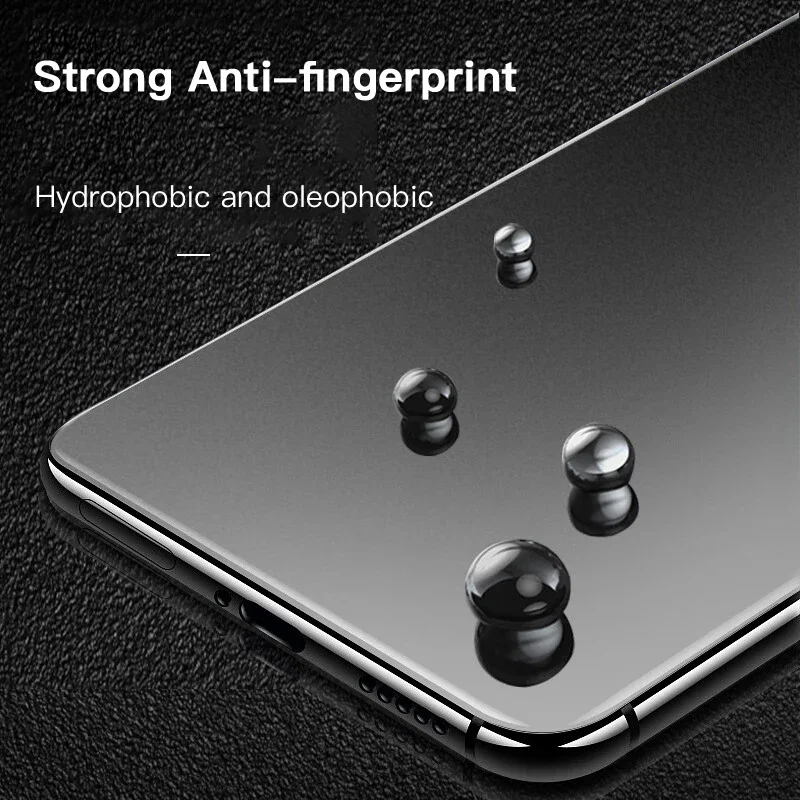 2-4PCS Matte Hydrogel Film for Samsung Galaxy A55 A54 No Fingerprint Screen Protector Not Tempered Glass