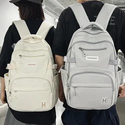 Daily Large-capacity Casual Backpack for Women Korean Versatile High School Student College Student Bag Daily Work Clothing Outing Travel Backpack Trendy Brand Men's Backpack