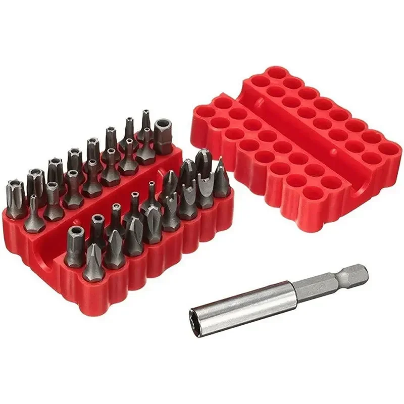 Hexagonal Plum Blossom Bit 33 Pcs Hollow Bit Combination Set Air Bit Electric Screwdriver Special-shaped Screwdriver