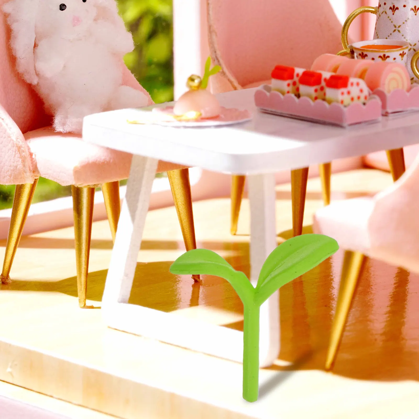 10Pcs Lifelike Simulation Ornament for Landscape Sand Table Fairy Garden Decoration Miniature Fake Vegetable
