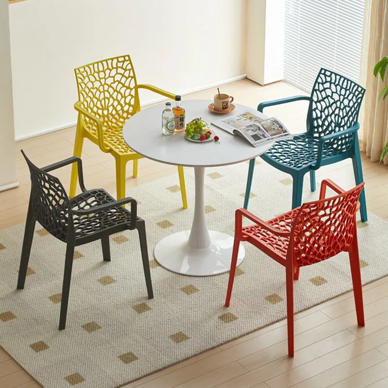 

Best Price Breathable PP Plastic Dining Chair Stackable Strong Portable Holes Home office Gym Restaurant Supplier