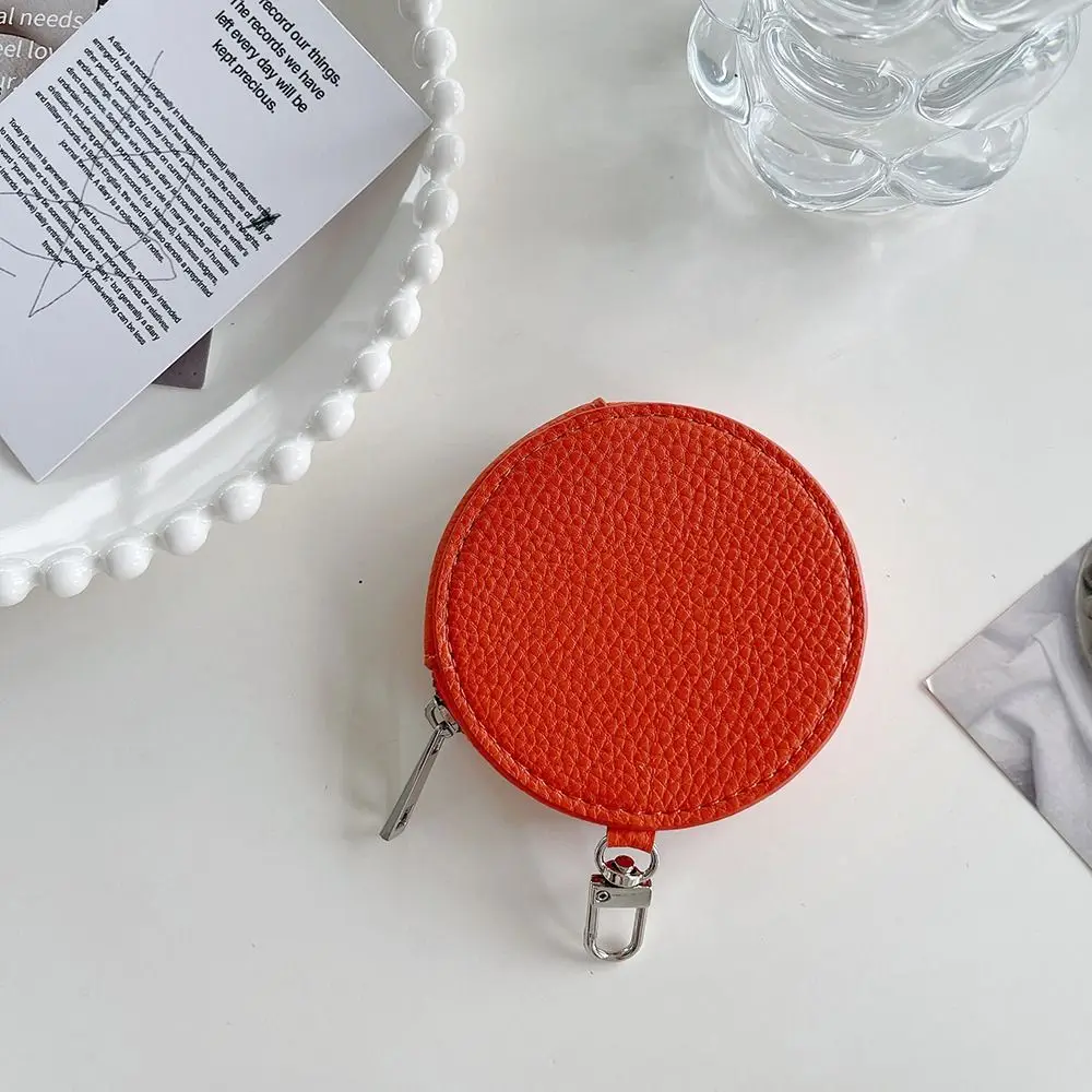 Star PU Leather Coin Purse PU Leather Zipper Round Wallet Makeup Lipstick Bag Small Storage Bag Small Storage Bag Ladies/Girls