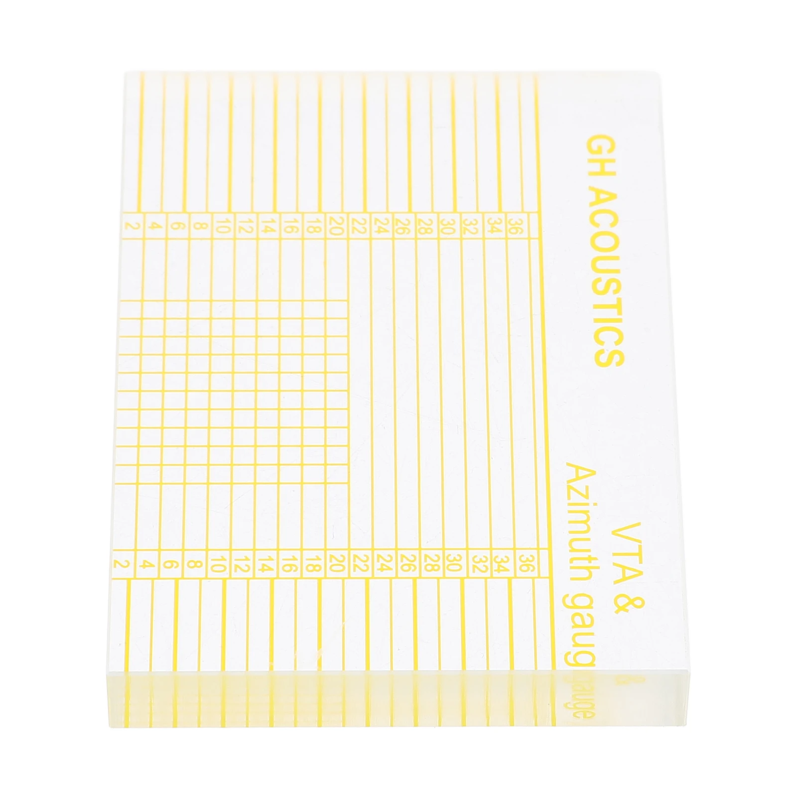

Tonearm Recorder Calibration Ruler Phonograph Accessories Adjustable Acrylic Marking