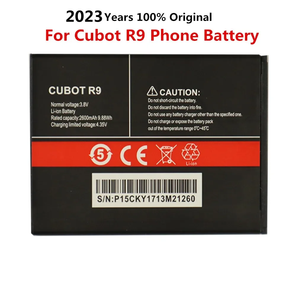 

2023 New 2600mAh Original CUBOT Battery For CUBOT R9 Cell Phone Battery High Quality Replacement Batteries In Stock