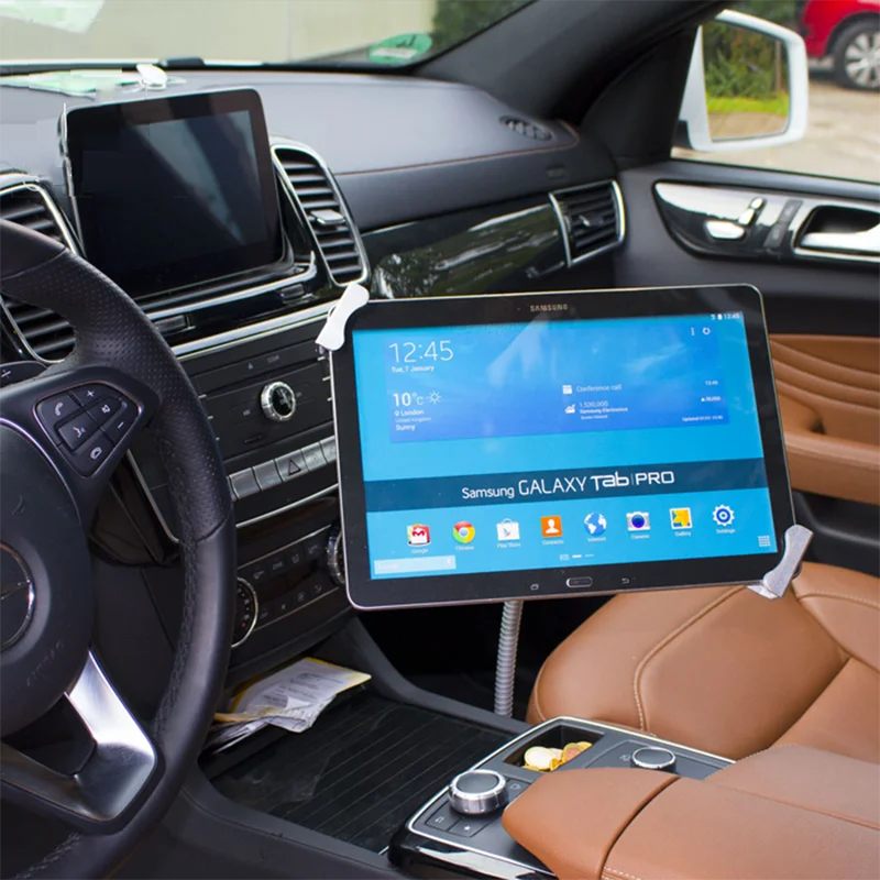 Suporte de tablet universal anti-roubo, para tablet de 7 a 13 polegadas, com bloqueio, suporte cilíndrico, para tablet