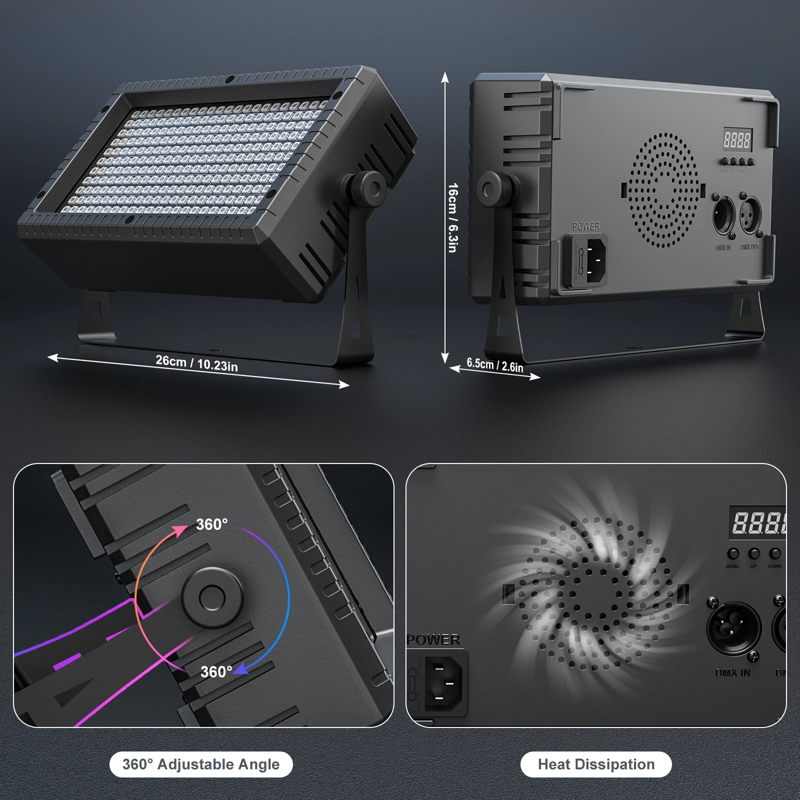 Мини-светодиодный стробоскоп RGBW, 60 Вт, 4 в 1, настенный светильник DMX512, автоматический звуковой пульт дистанционного управления, мастер/ведома для свадьбы, Рождества, дня рождения, клуба, DJ