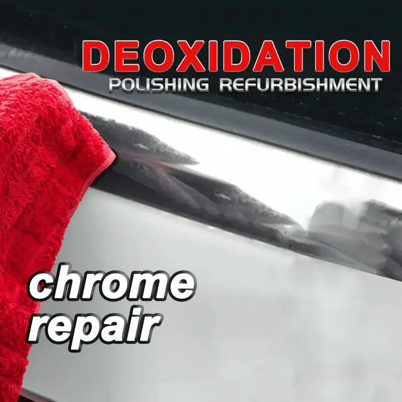 A Restoration Paste for Chrome Parts of Vehicles, Designed for Renewing Oxidized Chrome Trim And Emblems, Comes with a Sponge image 5