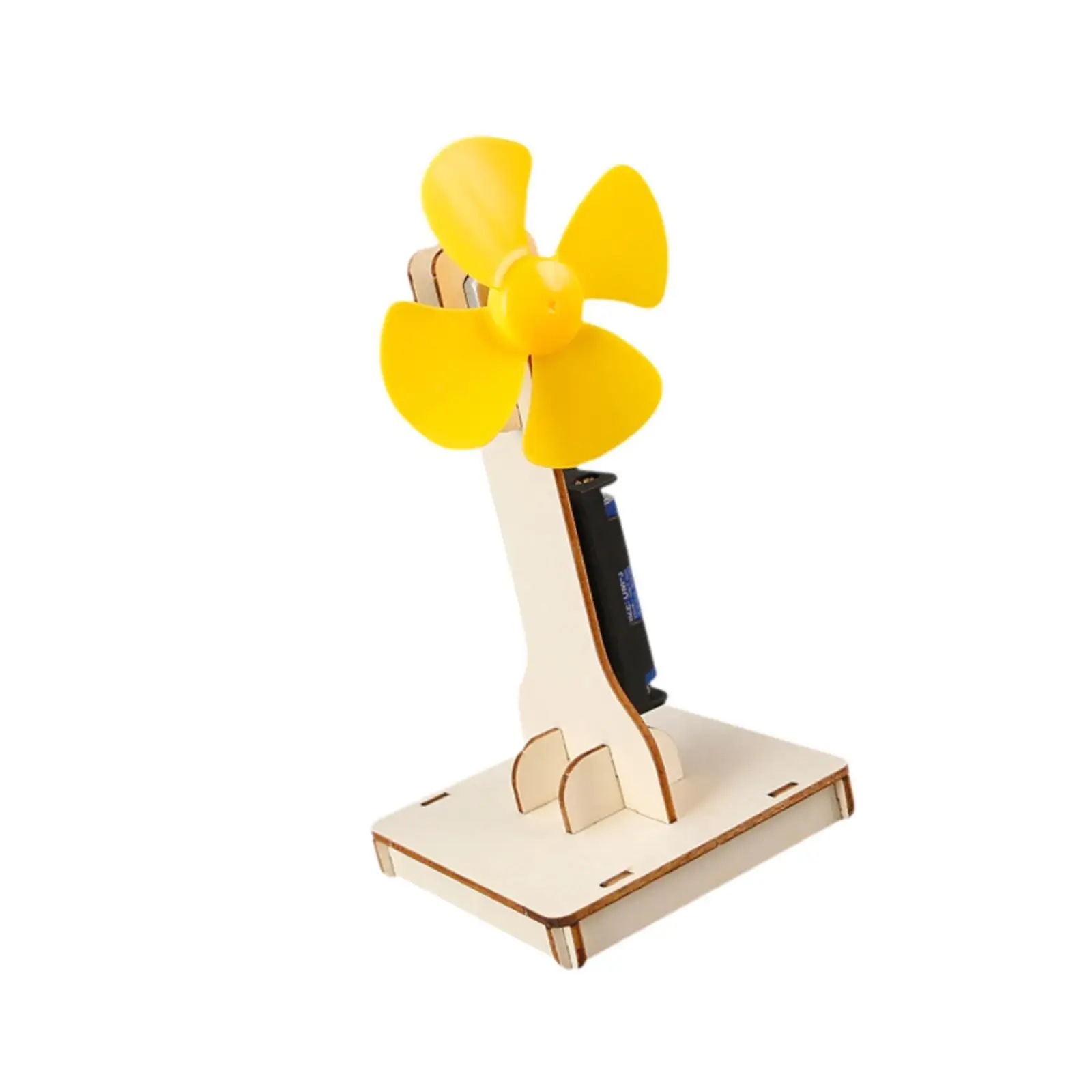 Science Experiment Fan Assembly Set for Children DIY Wooden Model Kit Elementary Student Toy
