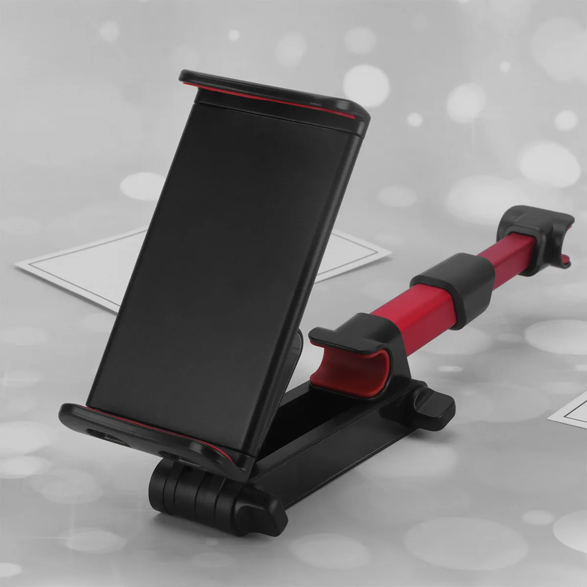 360 Degree Rotating Car Back Seat Phone Bracket for Headrest Mount Universal Adjustable Tablet Holder Stand Compatible with 4-11