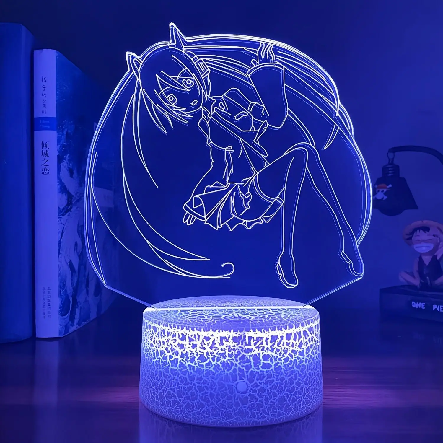 Anime Peripherals Hatsune Miku Figure LED Night Light Hatsune Miku Figurine Night Light Decoration Collection Toys Gifts view 6