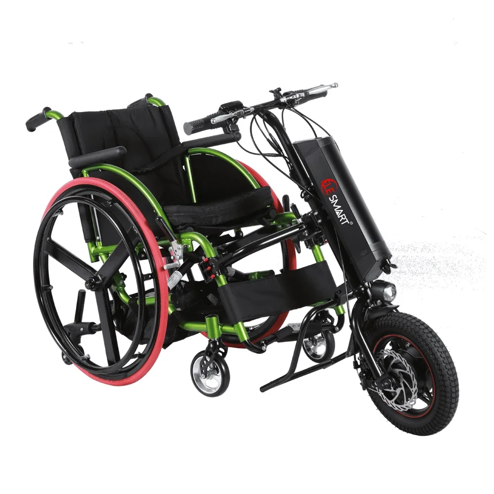 Newest Model CE Approved 36v 350w Electric Wheelchair Attachment Handcycle Electric Handbike With Suspension Fork For Wheelchair