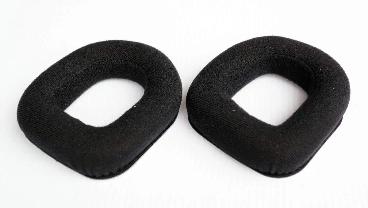 Funda de espuma de franela de cojín de repuesto, piezas de reparación compatibles con auriculares para juegos Astro A10 (almohadillas para los oídos 1 par)