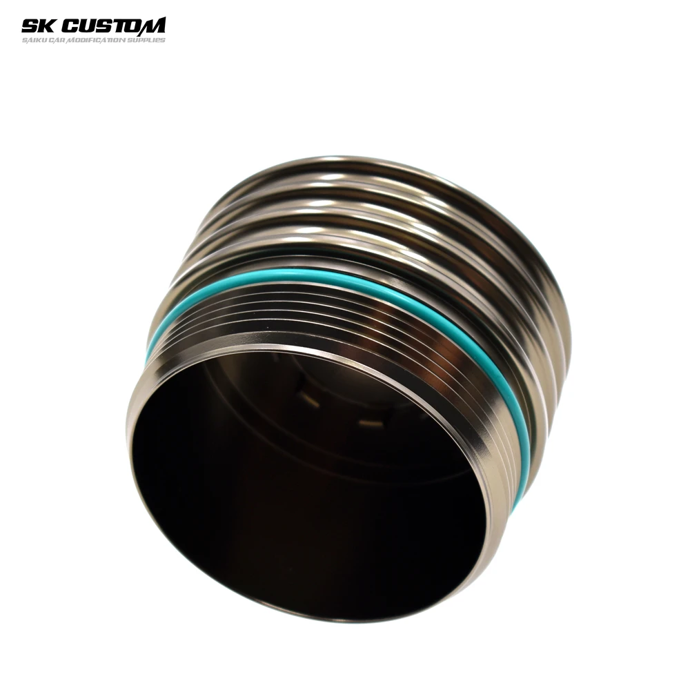 SK CUSTOM Carcaça de filtro de óleo de alumínio forjado para BMW N20 N26 N51 N52 N53 N54 N55 Tampa do filtro de óleo do motor