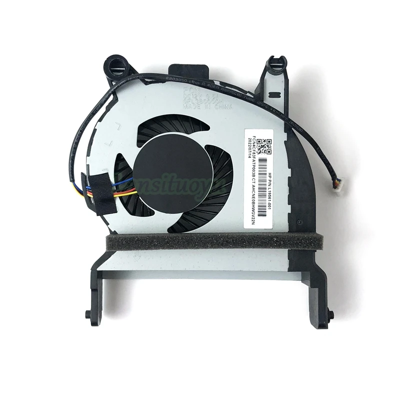 

New Original Laptop CPU Cooling Fan for HP ProDesk 800 600 405 G4 G5 Desktop Mini DM Cooler P/N L19561-001 DC12V 0.5A 0FL3B0000H