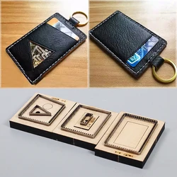 10.2x7cm  key ring cardholder  leather craft cutting dies knife mold cutter