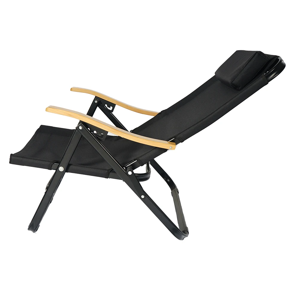 Best Selling Adjustable Backrest Camping Chair Portable Folding Beach Chair Adjustable Recliner High Back Outdoor Chair
