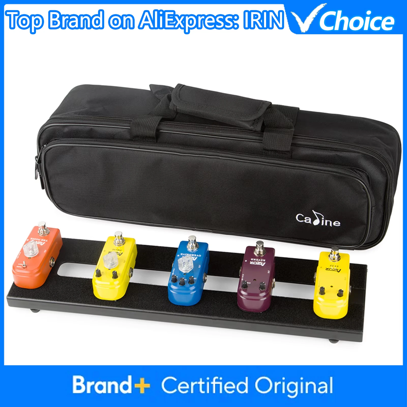 

IRIN педаль эффектов для гитары Caline педаль для гитары педалборд из алюминиевого сплава с сумкой для переноски пластина для педали эффектов
