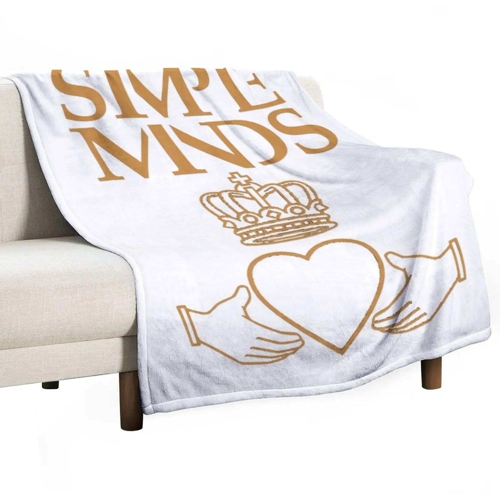 

Simple Minds Logo Throw Blanket Beautifuls Thins Blankets