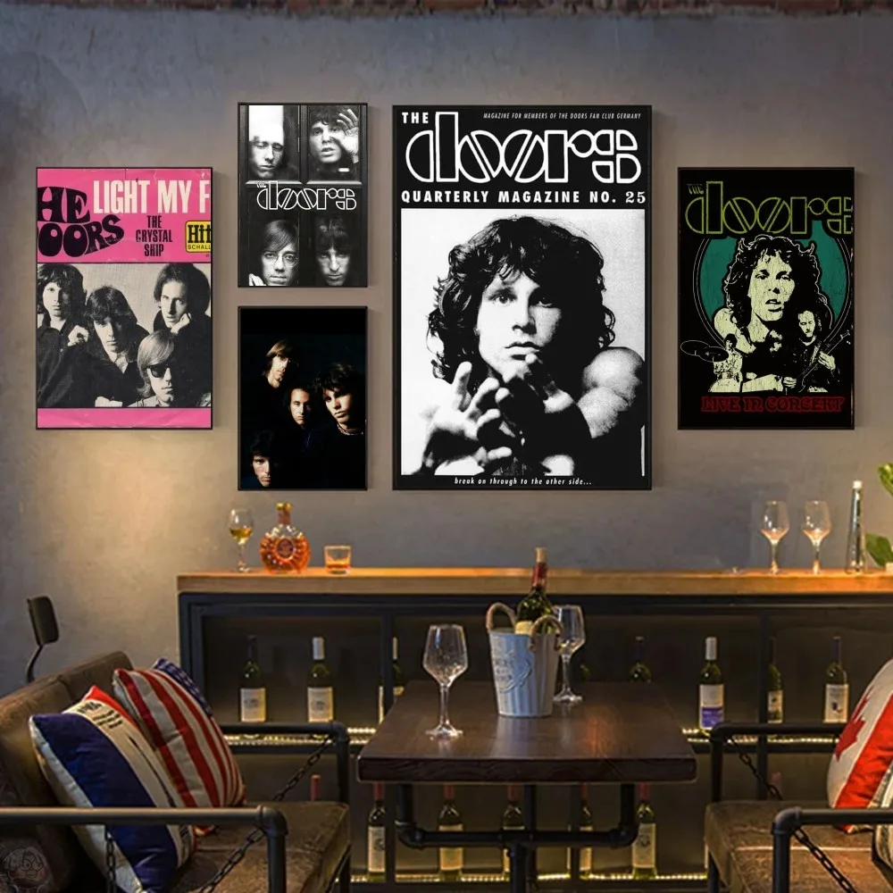 1pc The Doors Jim Morrison Poster Poster Art Print Bar Living Room Furniture Decor