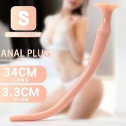 Long Anal Plug Pig Tail Pigtail Toys Anal​ Toy for Women Men Sexy Sucker Butt Analplug Butt plug Gay for 18+ Sex Shop Sextoy