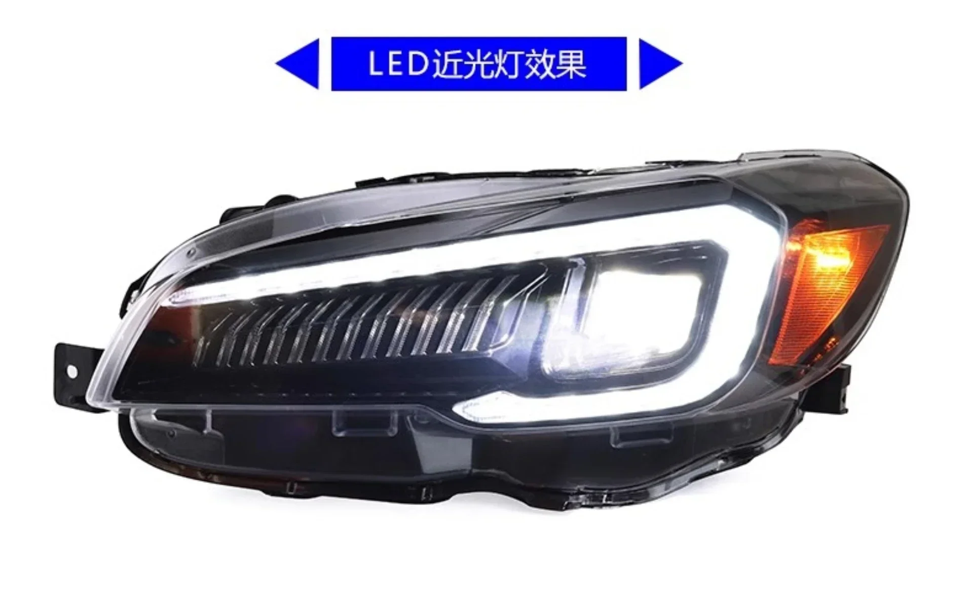 Led Front Headlight Assembly for Subaru Impreza 15-20 WRX Daytime Running Light Turn Signal Car Accessories