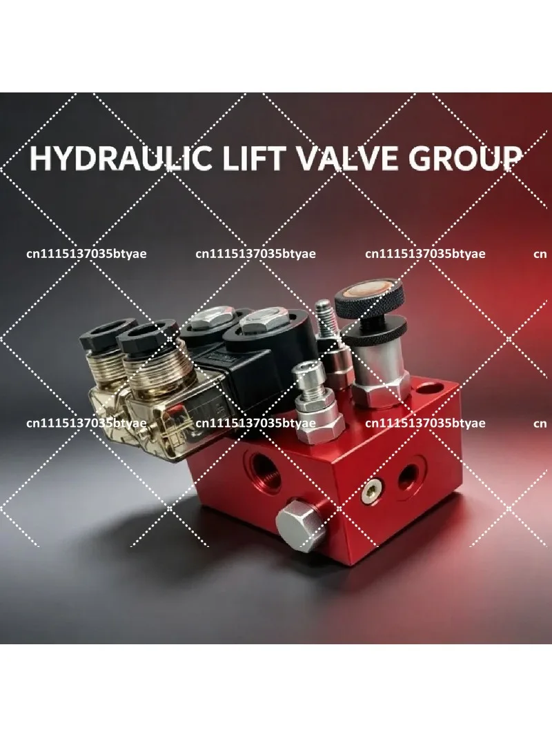 Hydraulic Lift Valve Bank ET02 02SV Double Speed Double Valve Threaded Cartridge Solenoid Valve for Lift Platform
