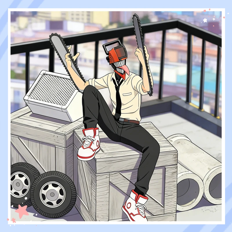 

SEGA Chainsaw Man Denji Prize Figure Chainsaw Devil Anime Collectible Statue Desktop Display For Anime Manga Fans Collection