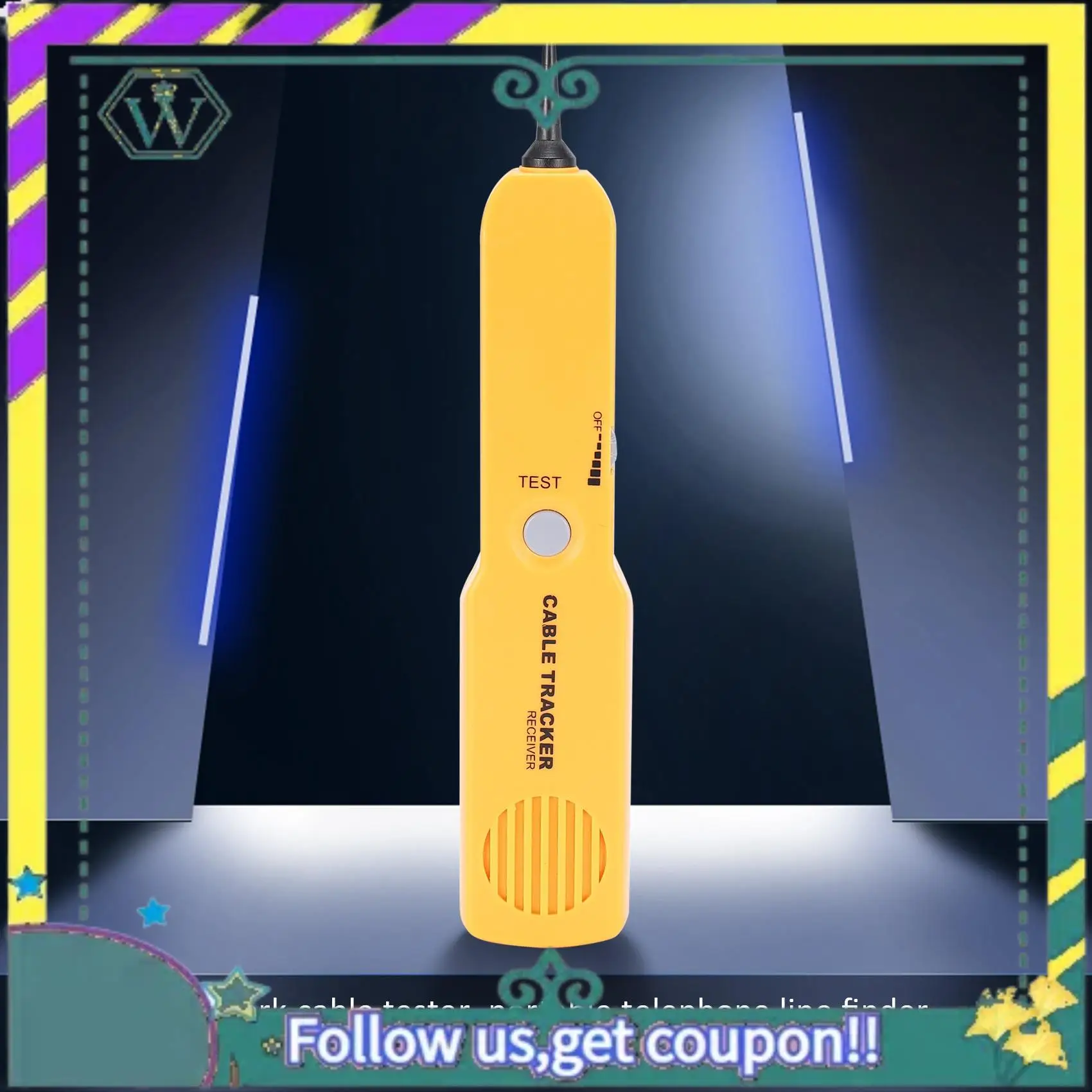 NEW Network Cable Tester, Portable Telephone Line Finder RJ11 Network Short Circuit Tester RJ11 Cable Tracke