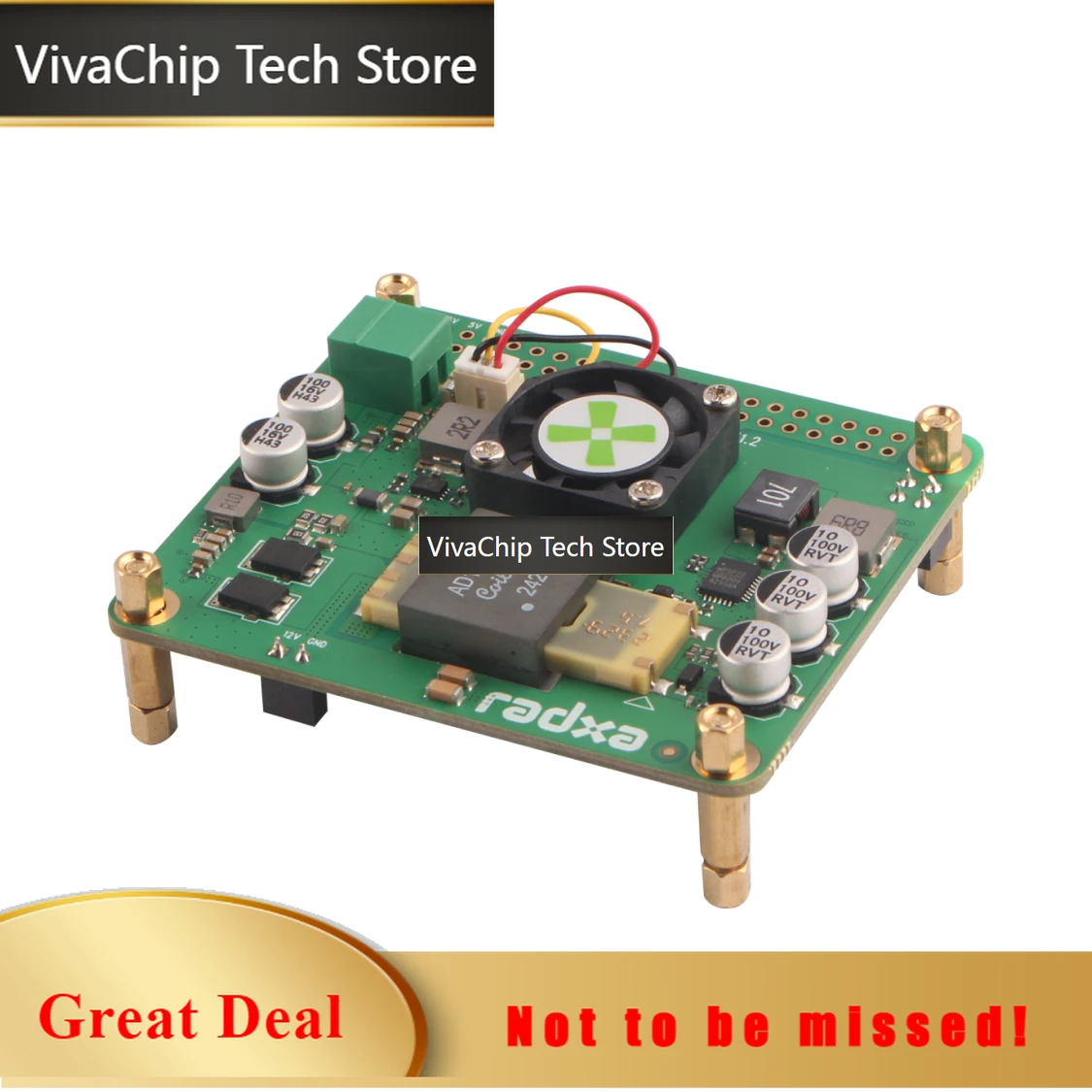 VivaChip TechRadxa 25W PoE+ HAT for Radxa X4