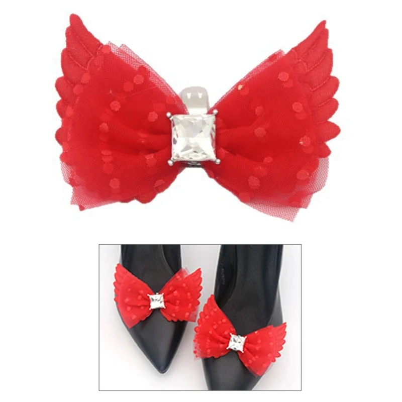 

H3CB Athystones Bowknot обувь для обуви для свадебной обуви высокой каблуки аксессуары для обуви обуви