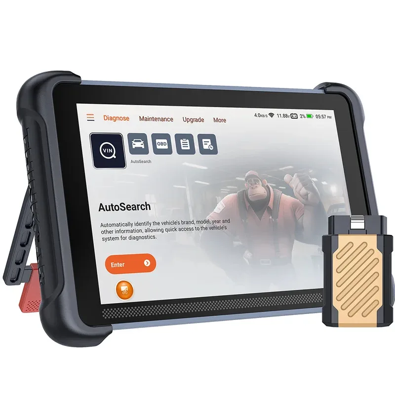 hinkscan 689BT Car Vehicle Diagnostic Tool with 1 Year Free Update Software CANFD DOIP Bi-Directional OBD2 Code Read & Diagnosis