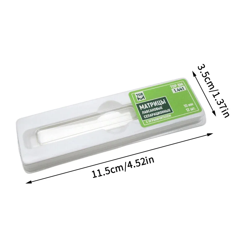 1Box Dental Polyester Strips  Polyester Molding Sheets Strips Matrix Bands Transparent Dental Supplies Dental Clinical Materials