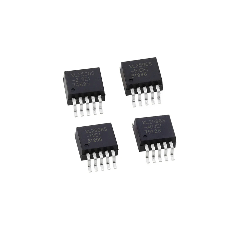 10PCS/LOT XL2596S XL2596S-3.3E1 XL2596S-5.0E1 XL2596S-12E1 XL2596S-ADJE1 TO263-5 LM2596 Voltage Regulator SMD Chip