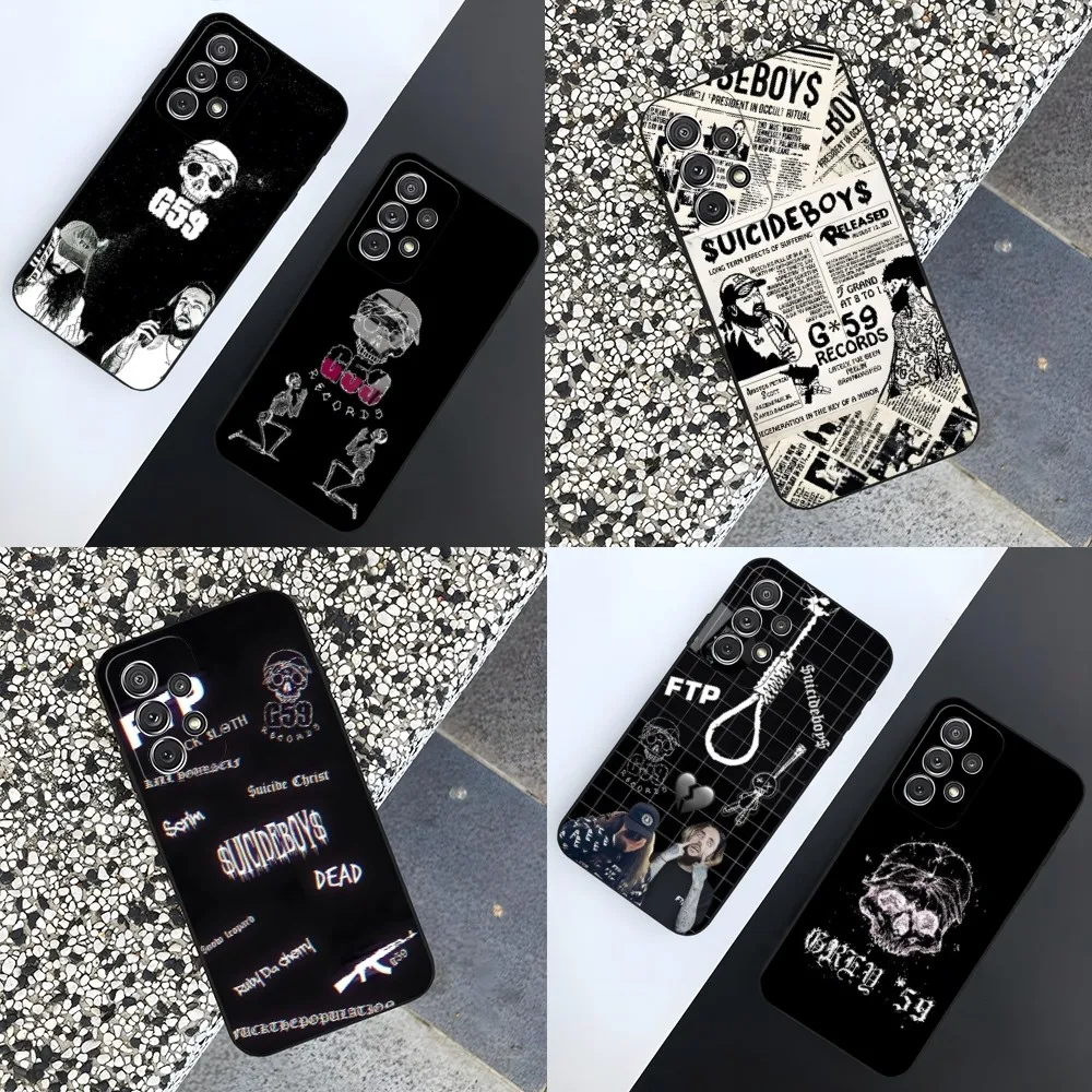 $uicideboy$ Uicideboy Suicideboys Phone Case for Sumsung Galaxy S24 S23 S22 S21 S20 A24 A34 A54 A53 N20 M54 Fe Plus Ultra Black Soft Cover