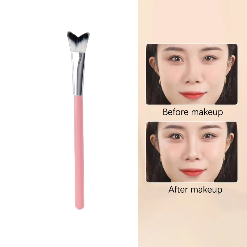 1 pz pennello per ombretti naso pennelli per trucco contorno angolato Eye Nose Silhouette ombretto pennello correttore cosmetico strumenti per il trucco