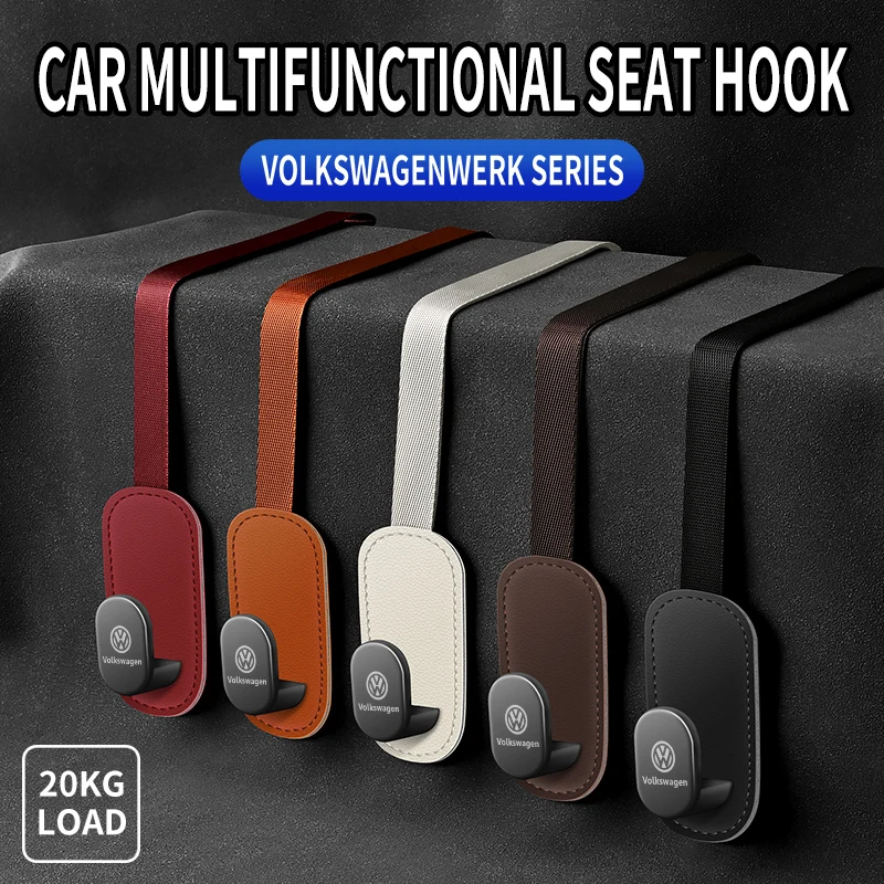 

Car Headrest Hook Suede Rear Seat Hanging Dua Hook For VW Volkswagen Polo Tiguan Passat Golf Jetta Lavida Octavia