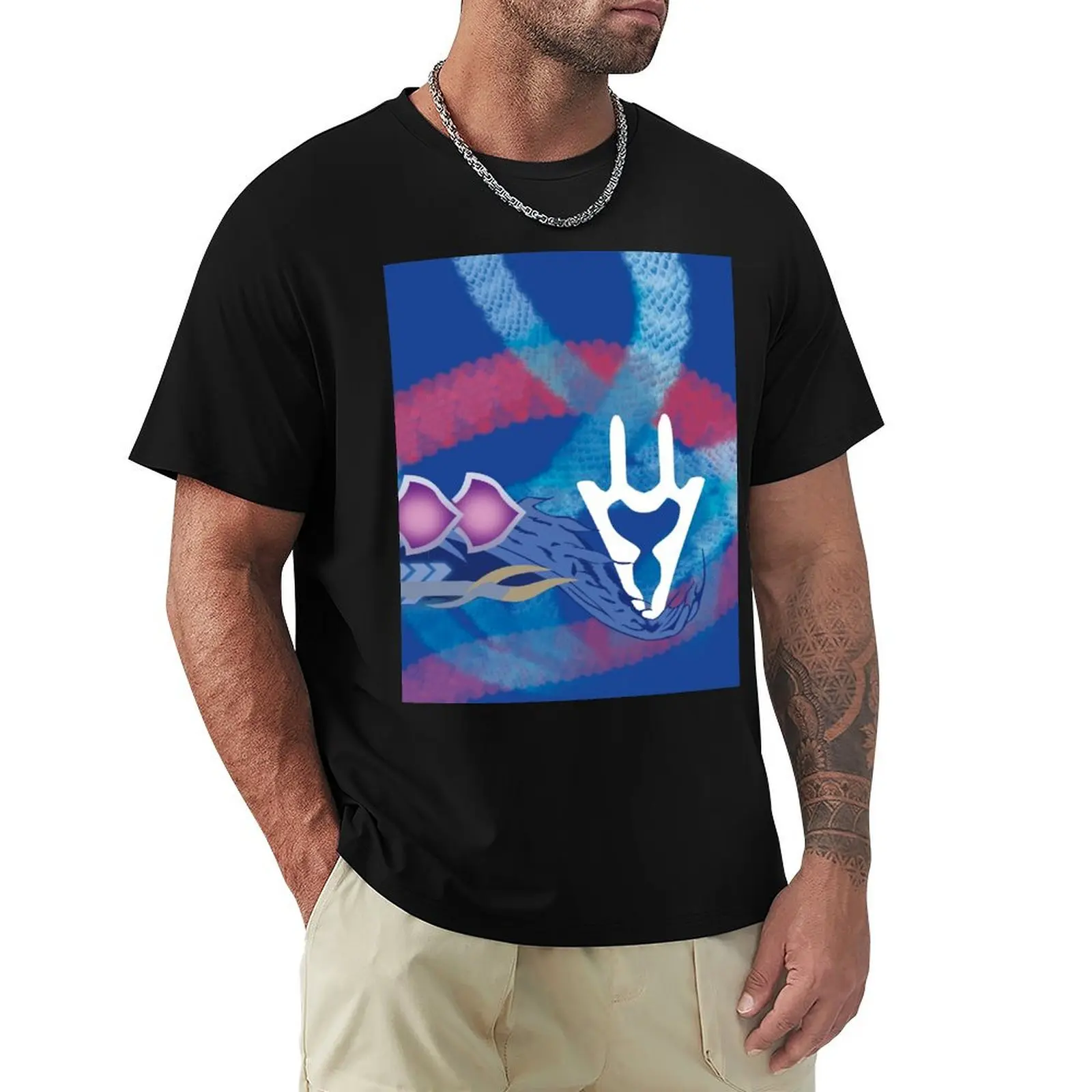 FFXIV Dragoon Job Mat T-Shirt Casual Light Summer Short Sleeve Top