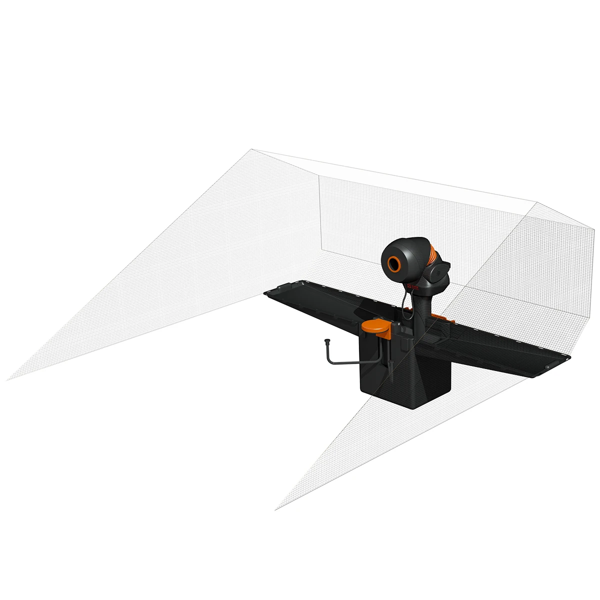 

SIBOASI Portable Table Tennis Ball Launcher for Home Practice and Training P2300
