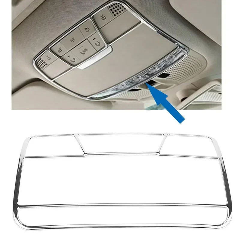 

Findme Car Front Head-Reading Light Frame Ceiling Lamp Cover Trim Frame For Mercedes Benz C/GLC/E W205 X253 W213 Car Accessories