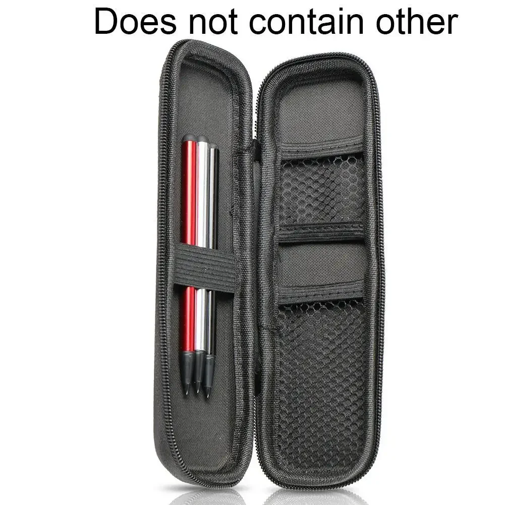 1pc preto eva casca dura caneta stylus lápis caso titular caixa de transporte protetora saco recipiente de armazenamento para caneta esferográfica stylu