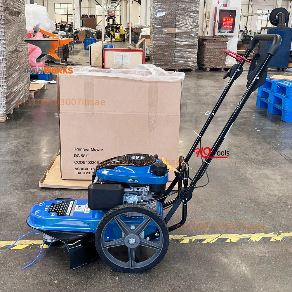 Walk-behind Power String Trimmer Lawn Mower Machine Wheeled Grass Trimmer Mower