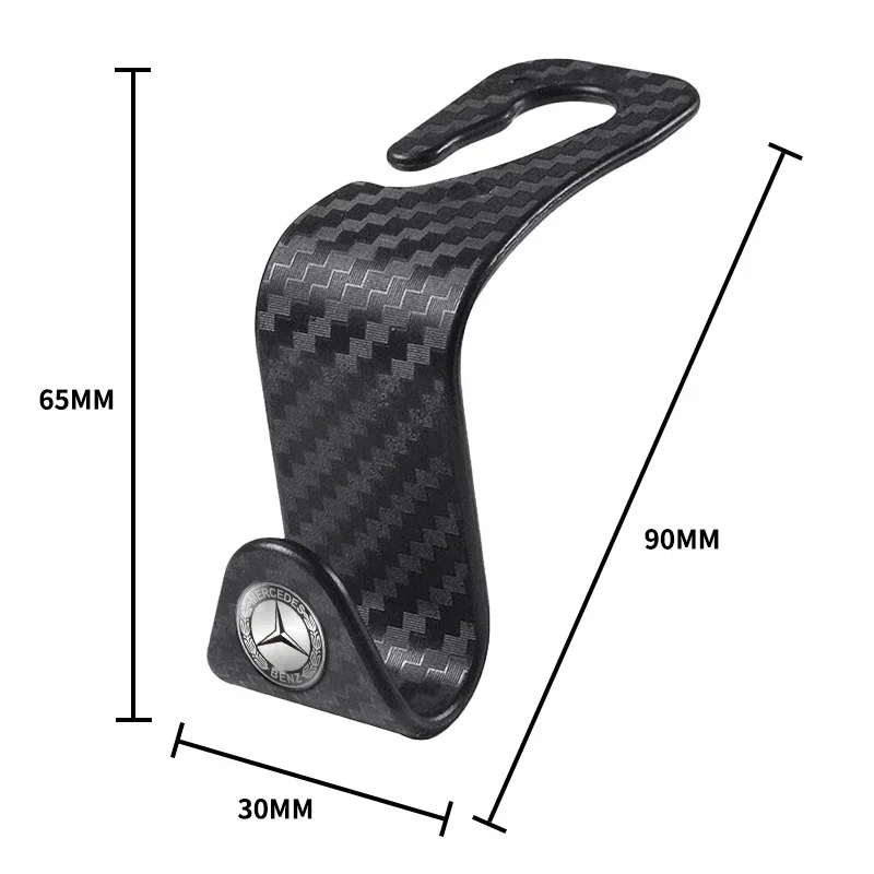1/2/4 قطعة سيارة مسند الرأس بالمقعد السنانير تخزين شماعات لمرسيدس بنز AMG W176 W202 W204 W205 W210 W211 W212 CLA CLK CLS GLA GLC #6