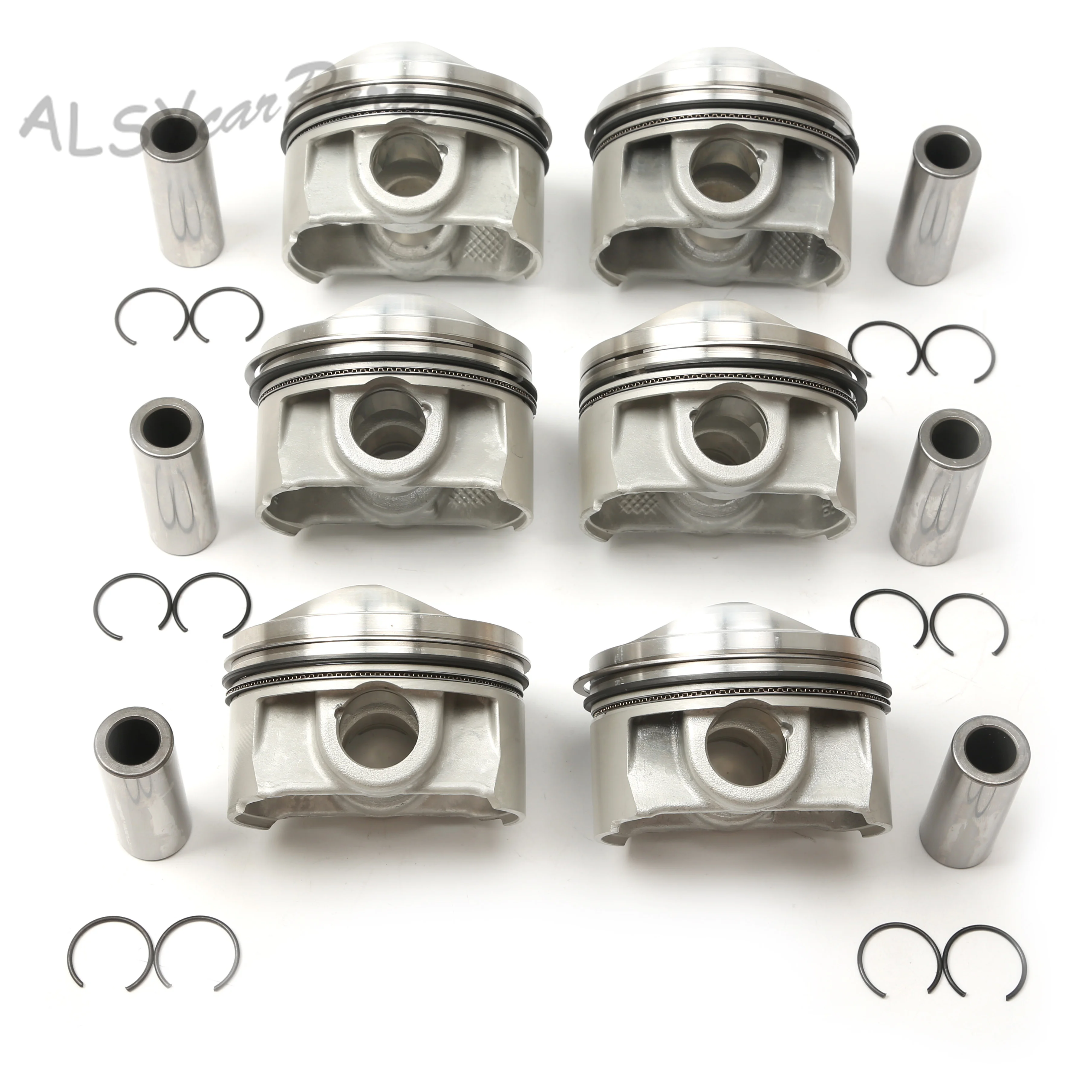 

Engine Pistons & Rings Set For Porsche Cayenne 92A CJT 06EC CGFA Paramela 970 CGE 95810392620 N0122781