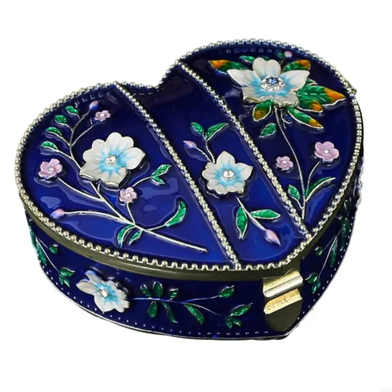 

Многоцелевое хранилище ювелирных изделий в форме сердца, многослойные секции для хранения, портативный чехол для аксессуаров