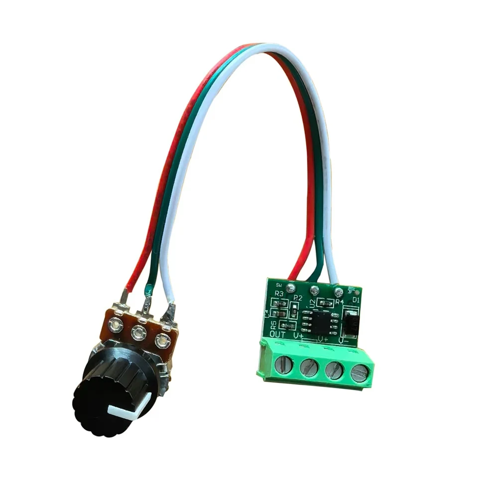 Two‑wire motor dimmer speed controller for LED strip light, brightness adjustment dimmer 5V 12V 24V 4A