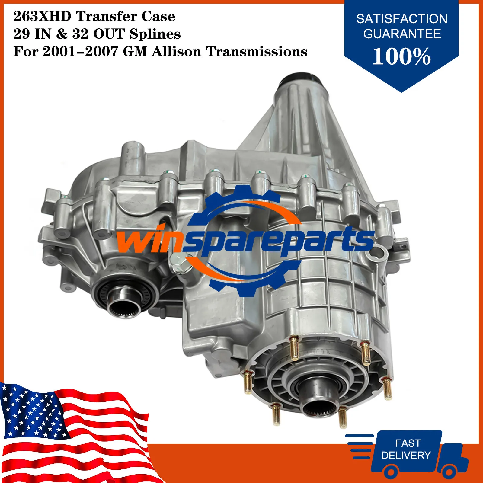 NP263XHD Transfer Case For 01-07 CHEVY SILVERADO GMC SIERRA 2500 3500 HD