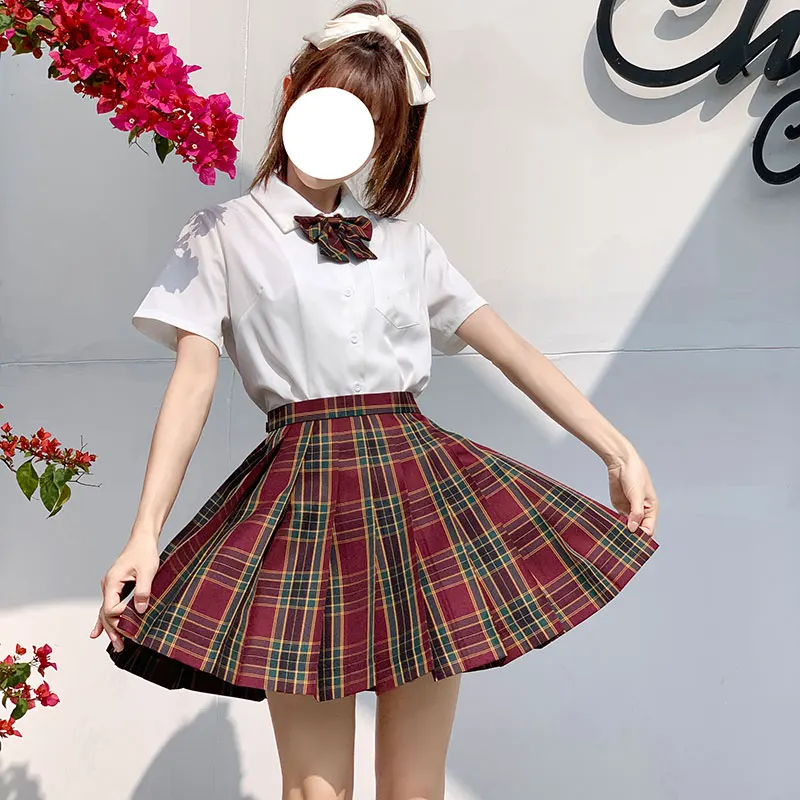 Japanse Koreaanse Hoge Schooluniform Jk Uniform Meisje Matrozenpakje Geplooide Rokken Volledige Set Student Kleding Uniform Cosplay Seifuku