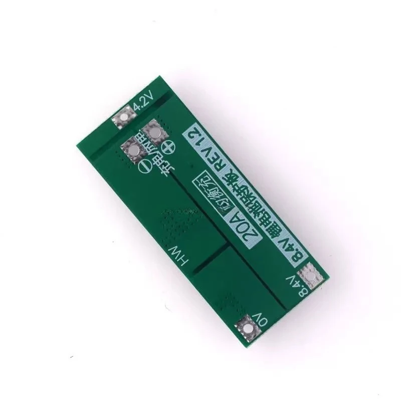 20pcs for 2 strings of 7.4v 8.4v 18650 lithium battery protection board with balanced 20a current balanced version