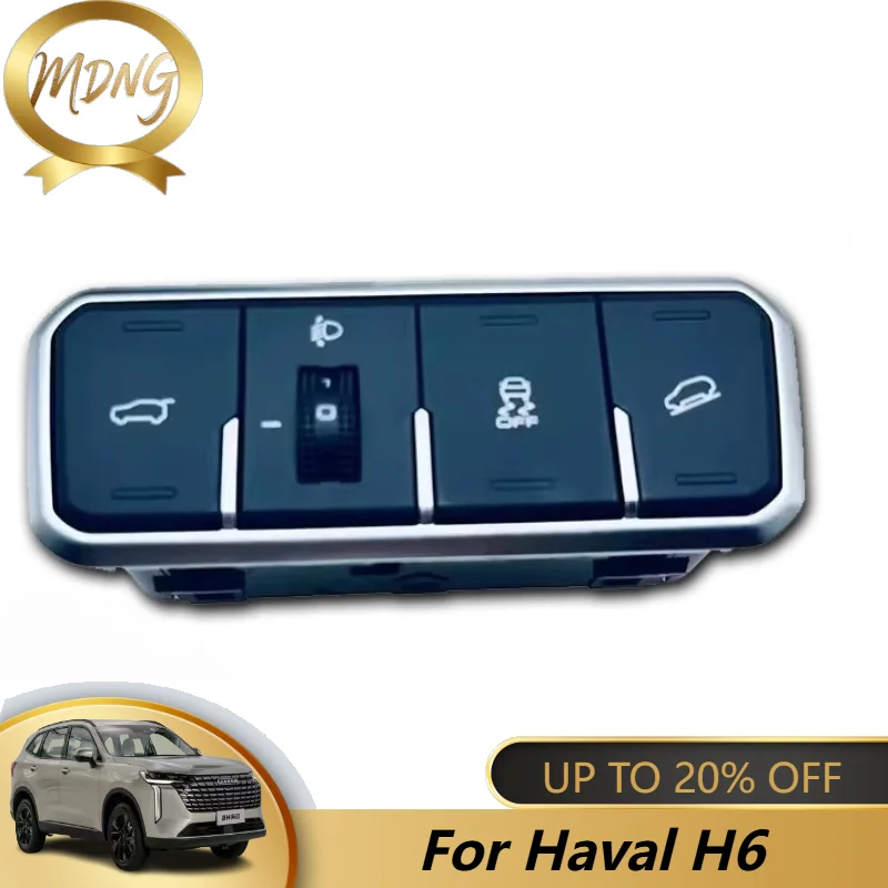 Genuine Power Tailgate Headlight Adjustment Switch Button Replacement for Haval H6 Generation 3 Dargo 3709102XKN11A